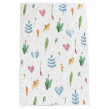 Vår mönster romantisk vattenfärgsinspirerad vätein