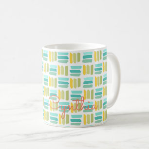 Vår Mönster sommarkolorfull NAMN artisans Roligt Kaffemugg