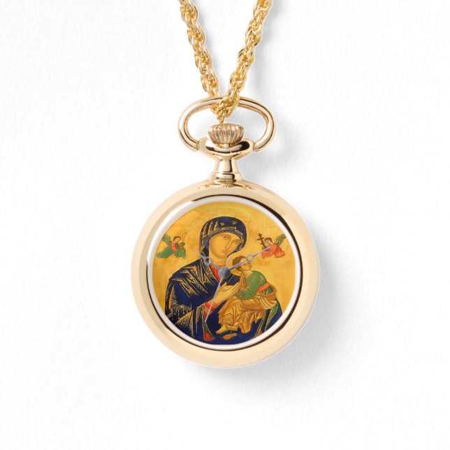 Vår Mor i Perpetual Help Armbandsur (Framsida)