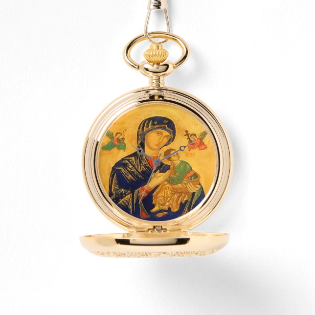 Vår Mor i Perpetual Help Armbandsur (Framsida)