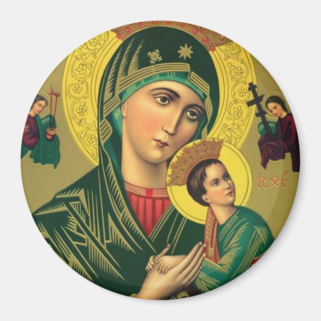 Vår Mor i Perpetual Help Magnet (Framsidan)