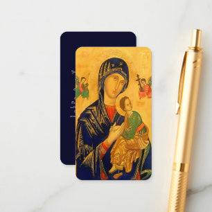 Vår Mor i Perpetual Help med Prayer Tilläggskort