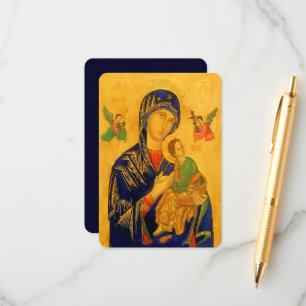 Vår Mor i Perpetual Help med Prayer Tilläggskort