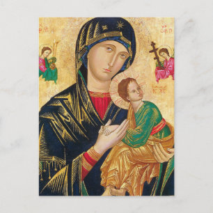 Vår Mor-Mor-jungfru Mary av perpetual Help Vykort