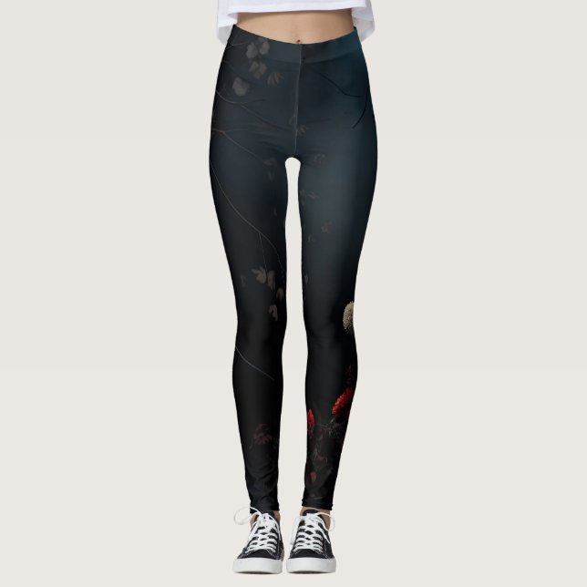 "Var Mörkrets Lingers" Leggings (Framsida)