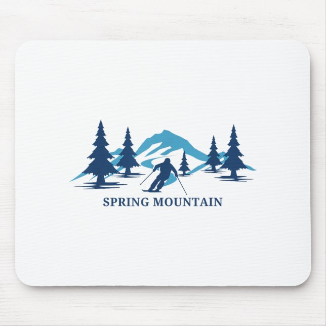 Vår Mountain Pennsylvania Ski Resort Skiing Ski Musmatta (Framsidan)