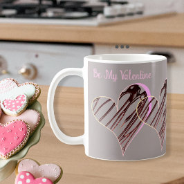 Var Mt Valentine Chocolate Syrup Heart Kaffemugg