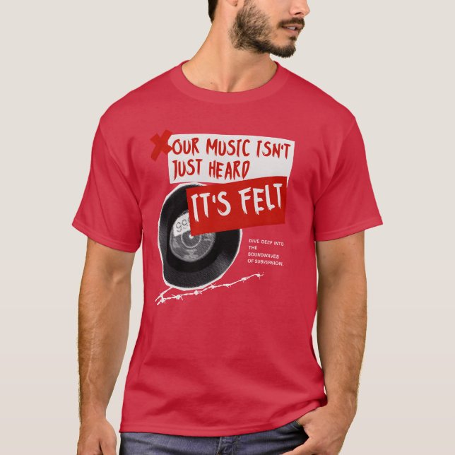 Vår musikreflektor t shirt (Framsida)