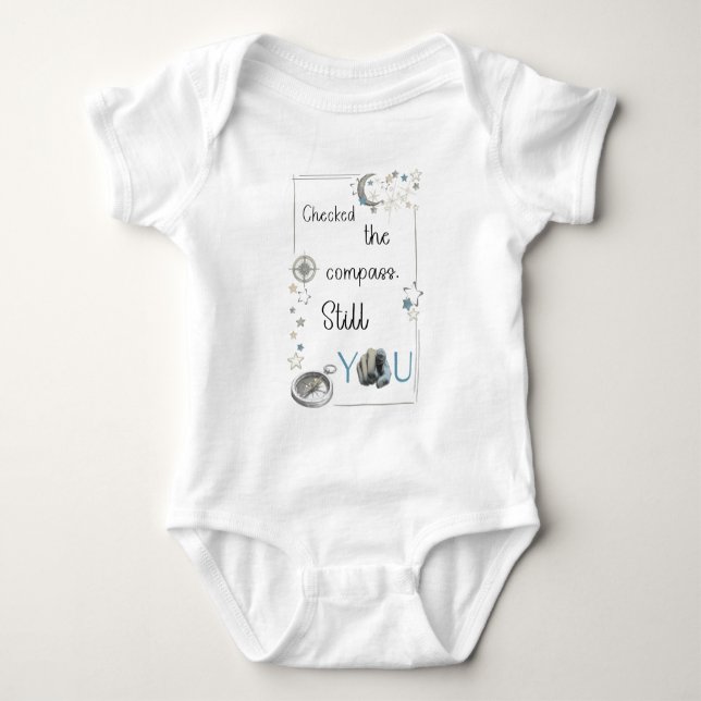Var Någon Annans Kompass. Inspirerande Positiv Ene T Shirt (Framsida)