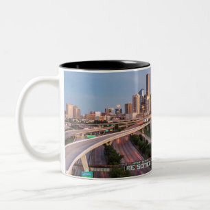 Var någon i Houston, Texas Två-Tonad Mugg