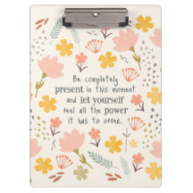 Var närvarande just nu - inspirerande ord