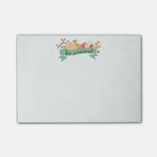 Var närvarande | som Posta-Det noterar Post-it Block