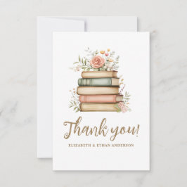 Vår nästa kapitel Storybook Baby Shower-Tack Tack Kort