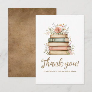 Vår nästa kapitel Storybook Baby Shower-Tack Tack Kort