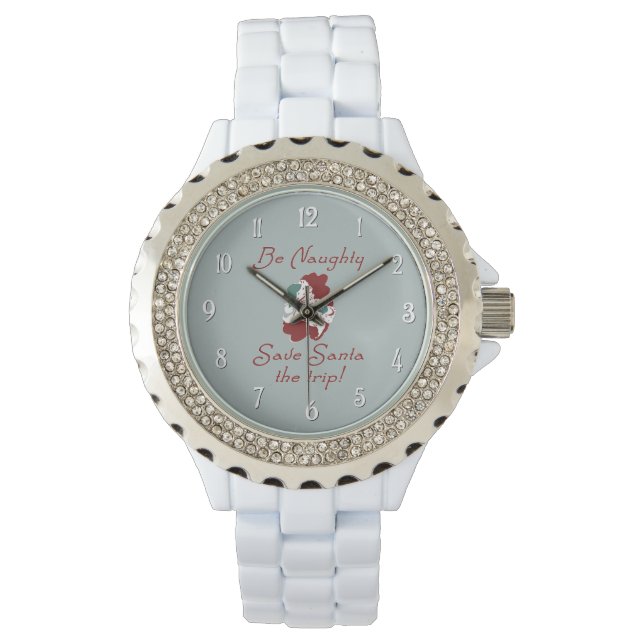 Var Naughty Spara Santa Resa Armbandsur (Framsida)