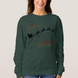 Var Naughty Spara Santa vid jultomten Resa T Shirt
