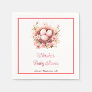 Vår: Nest Baby Shower Pappersservett