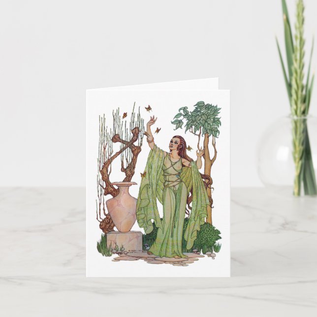 Vår Notecards gudinna Kort (Framsida)