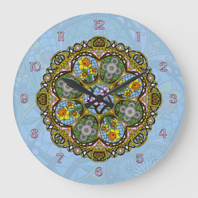 Vår Nouveau Clock Stor Klocka (Framsida)