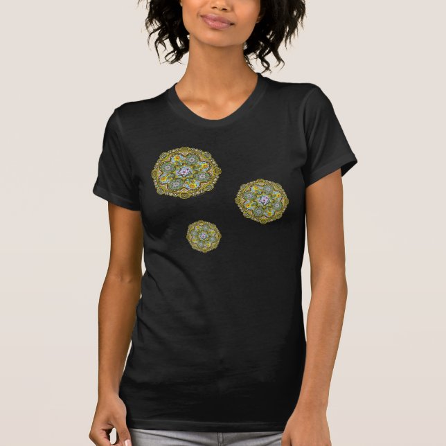 Vår Nouveau Dam Svart T-Shirt (Framsida)