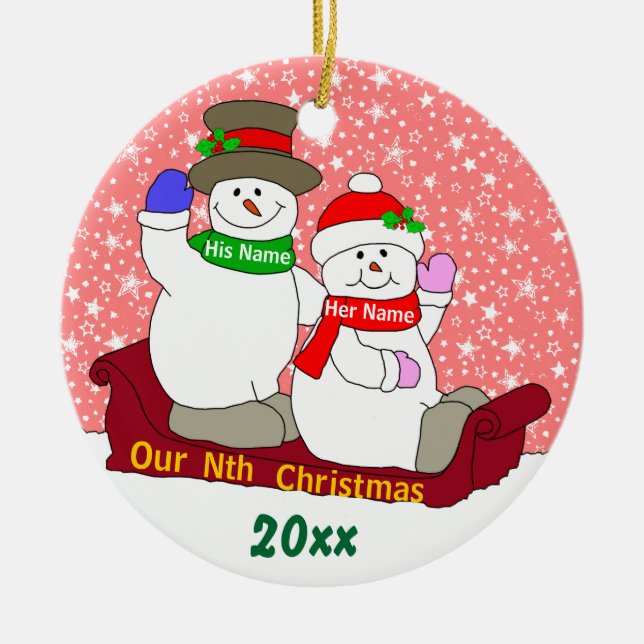 Vår Nth jul Julgransprydnad Keramik (Framsidan)