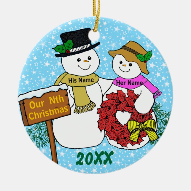 Vår Nth jul Julgransprydnad Keramik (Framsidan)