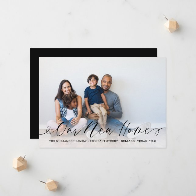 Vår nya Flytta för  av skript i Eleganten hemma Meddelande (Fram/Back In Situ)