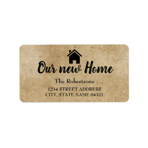 Vår nya hemetikett adressetikett