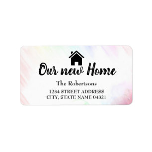 Vår nya hemetikett adressetikett