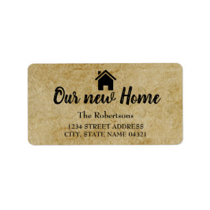 Vår nya hemetikett adressetikett