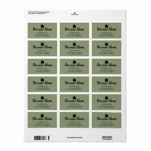 Vår nya hemetikett adressetikett