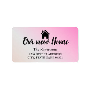 Vår nya hemetikett adressetikett