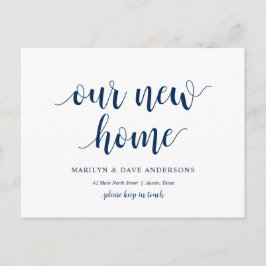 Vår nya hemsida Adress, Flytta annonsering Vykort