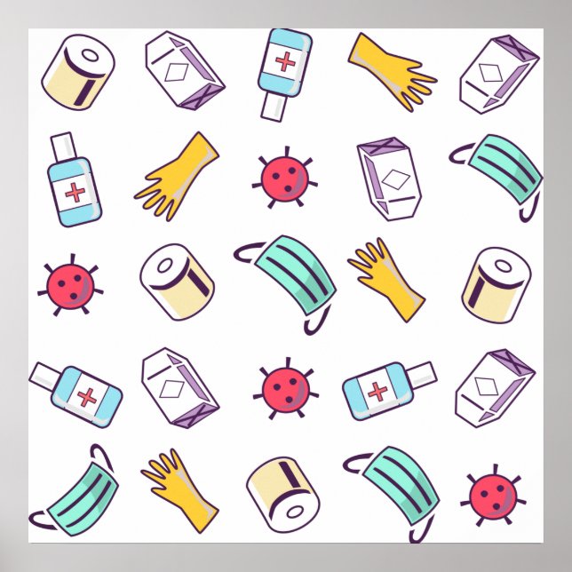 Vår nya verklighet, som krävs för pandemin poster (Framsidan)