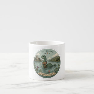 Var Nyfiken Mysig Kryptid Nessie Loch Ness Monster Espressomugg
