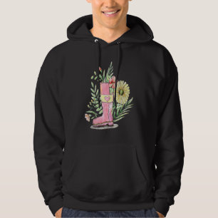 Vår och färdigfyllda trädgårdsbågar hoodie