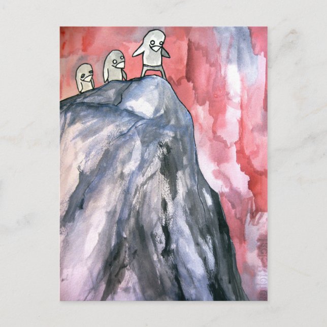 var oförskräckt vykort (Framsida)