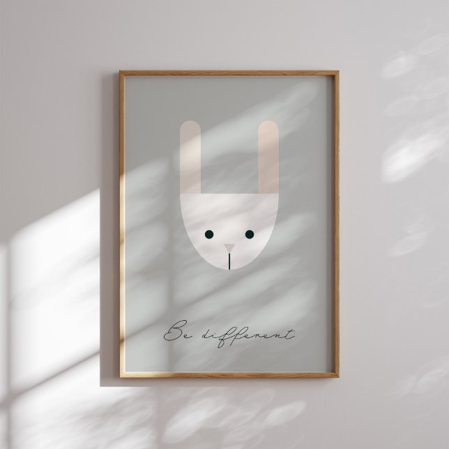 Var olika neutralt för bunny-bekräftelser poster (Skapare uppladdad)