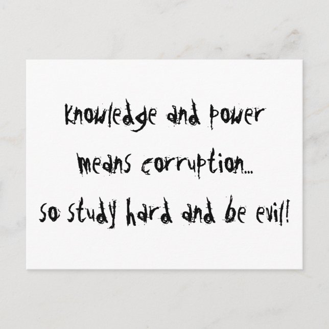 Var ond vykort (Framsida)