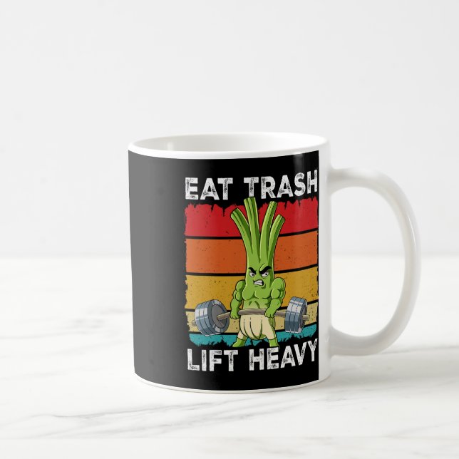 Vår Onion Gym Weight Training Eat Sopor Hiss He Kaffemugg (Höger)