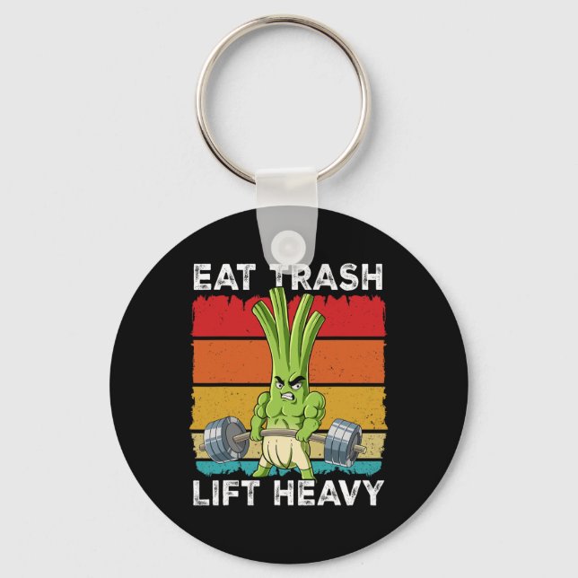 Vår Onion Gym Weight Training Eat Sopor Hiss He Nyckelring (Framsida)