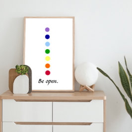 Var öppen - Chakra Poster