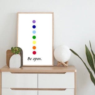 Var öppen - Chakra Poster