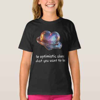 Var Optimistisk Om Vad Du Vill Vara T Shirt
