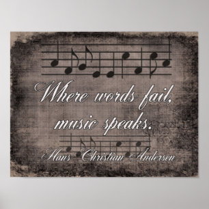 Var Ord Misslyckas — Musikoffert - Skriv ut Poster