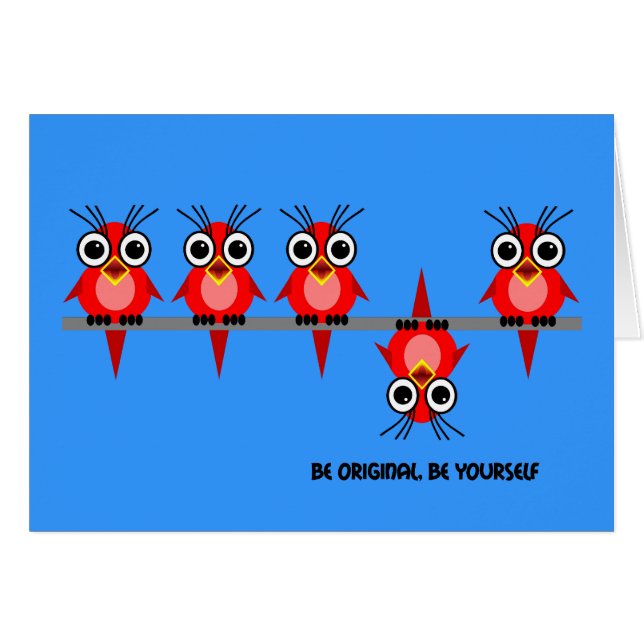 var original- hälsningskort (Framsidan Horizontal)