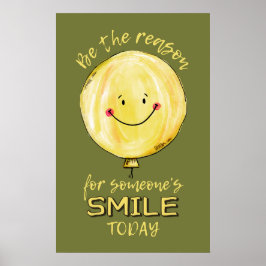 "Var orsak" poster anpassningsbar färg