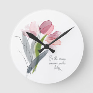 Var orsak till att någon i dag leker Rosa Tulips Rund Klocka