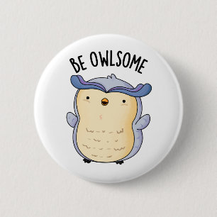 Var Owlsome Funny Uggla Pun Knapp