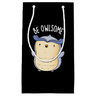 Var Owlsome Funny Uggla Pun Mörk BG